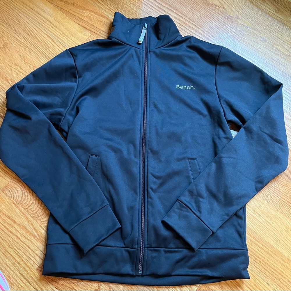 Bench black fleece-lined zip up size large